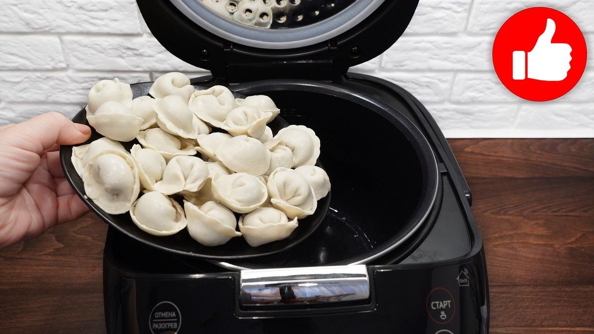Простой рецепт пельменей в омлете в мультиварке