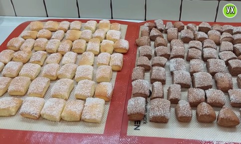 Невероятное печенье с кефиром и шоколадом за 30 минут