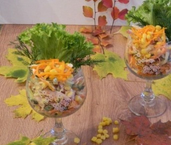 Салат «Осенняя Венеция»