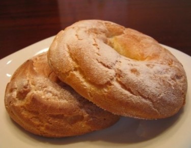 Заварное кольцо с творожным кремом