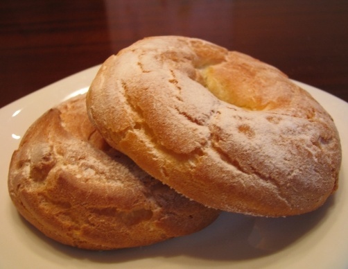 Заварное кольцо с творожным кремом