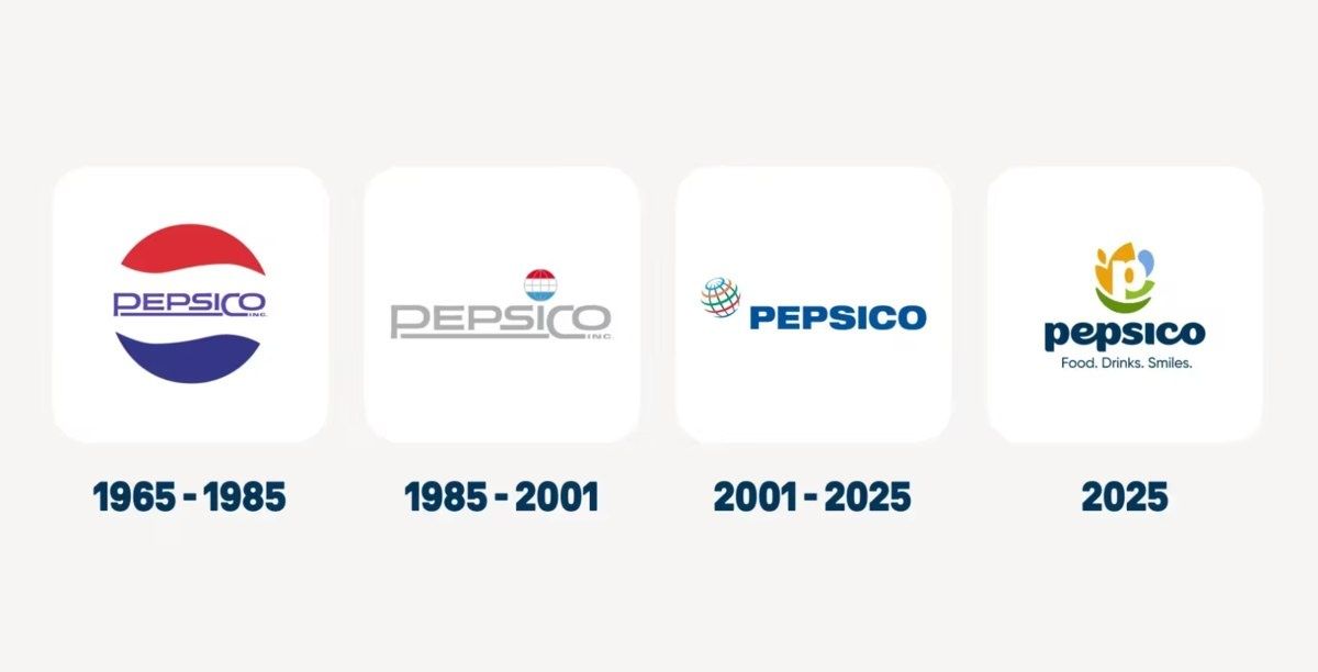 PepsiCo презентовала новый логотип и слоган после 25 лет