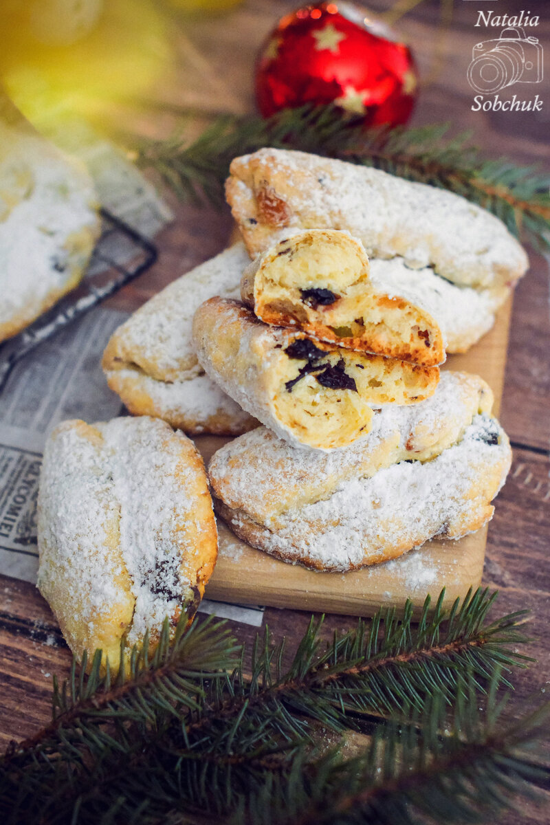 Шоколадные мини штоллены: пошаговый рецепт для новогоднего стола