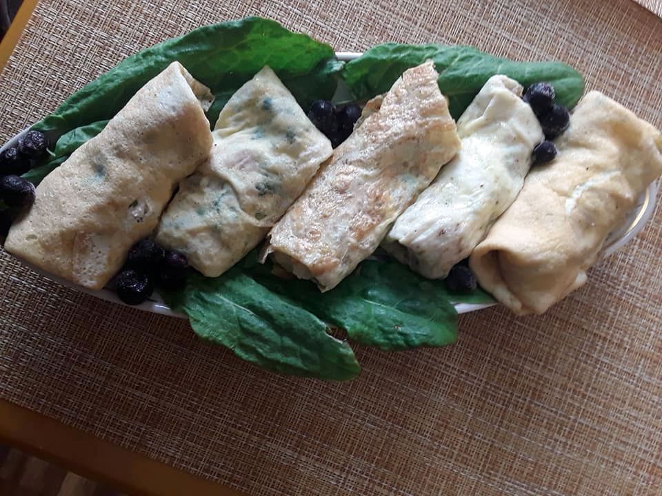 Вкусные яичные блинчики с изысканной начинкой