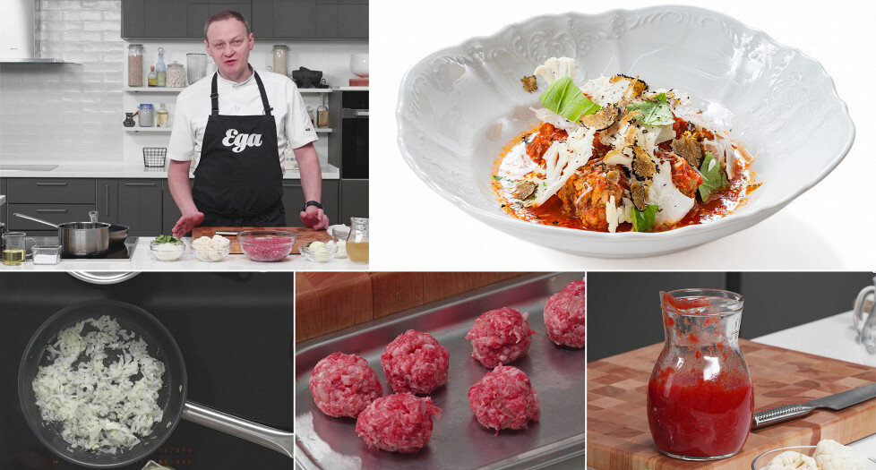 Готовим тефтели в томатном соусе, как в ресторане