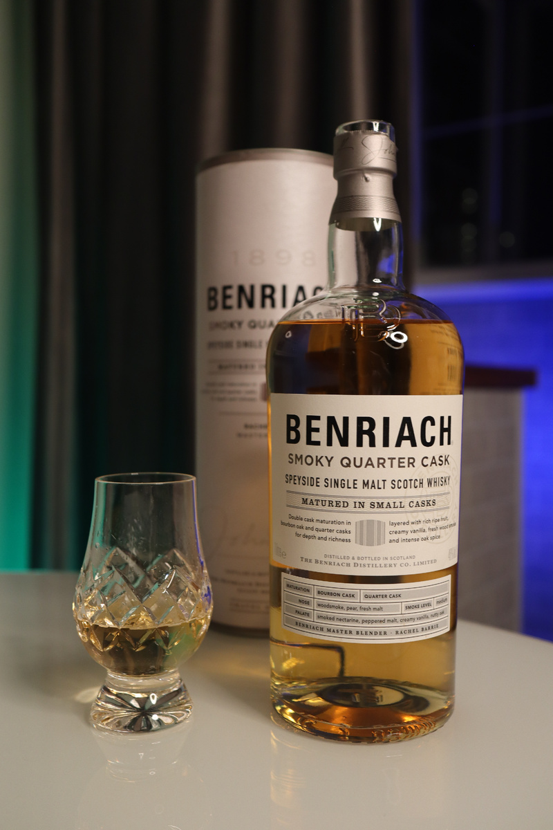 Новый виски BenRiach Smoky Quarter Cask: погружение в мир дыма и сладости