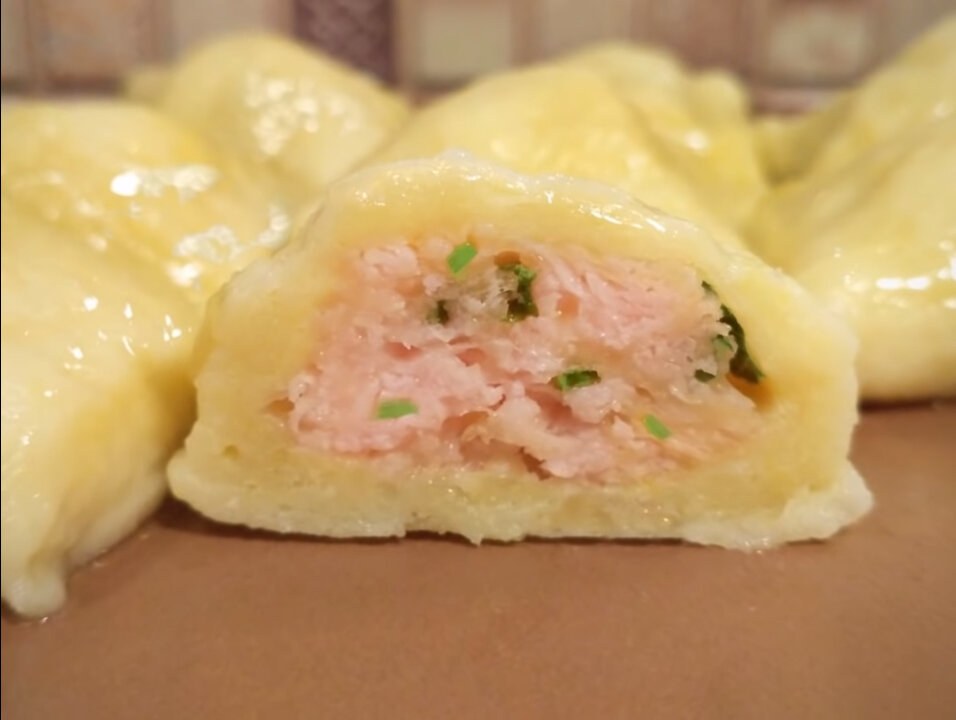 Ленивые картофельные вареники с двумя начинками: просто и вкусно