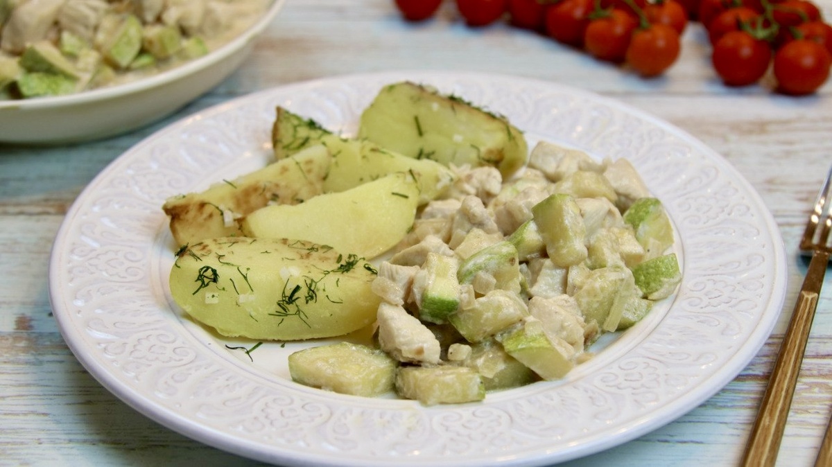 Летний Ужин на Скорую Руку: Курица с Кабачками