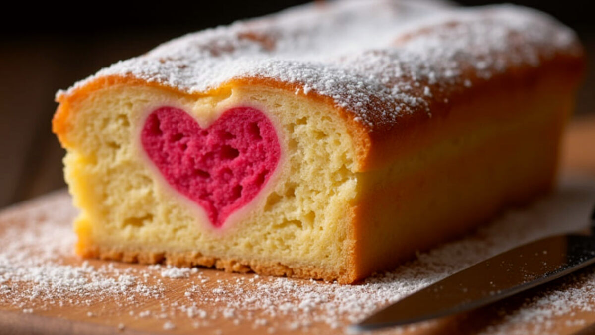 Кекс с сердцем: удивите близких вкусным сюрпризом