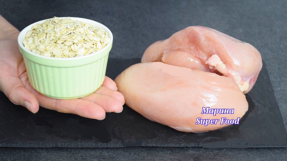 Как приготовить сочные котлеты из курицы и овсяных хлопьев