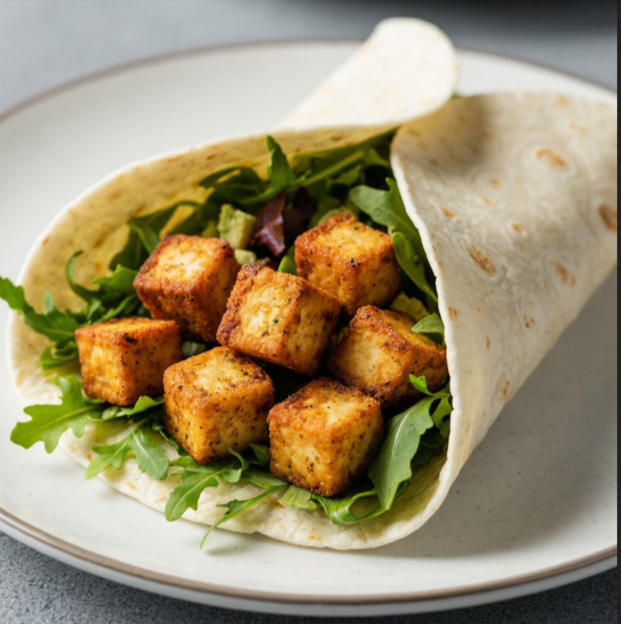 Вкусный веганский буррито с тофу, который стоит попробовать