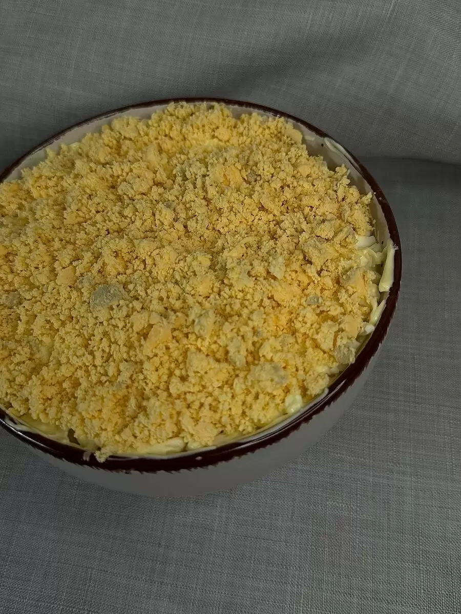 Неповторимый салат 'Мимоза' с тунцом