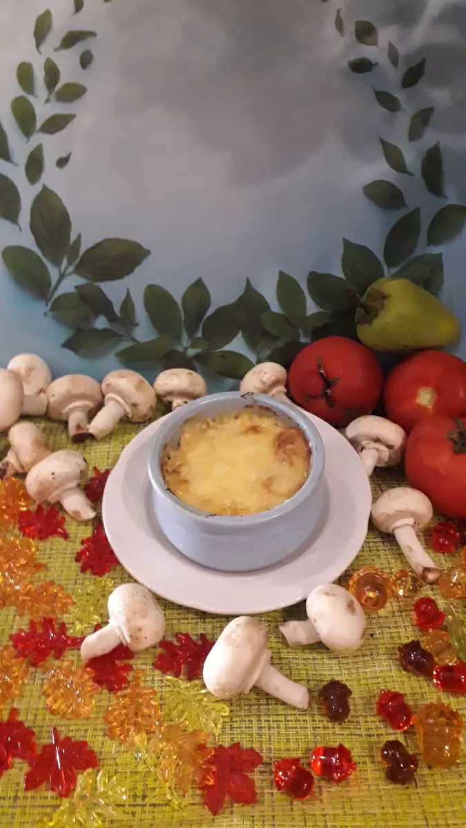 Жульен с курицей и грибами: кулинарный шедевр